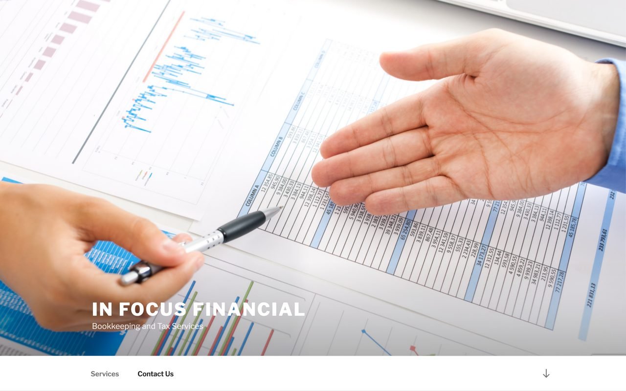 Homepage of InFocus Financial