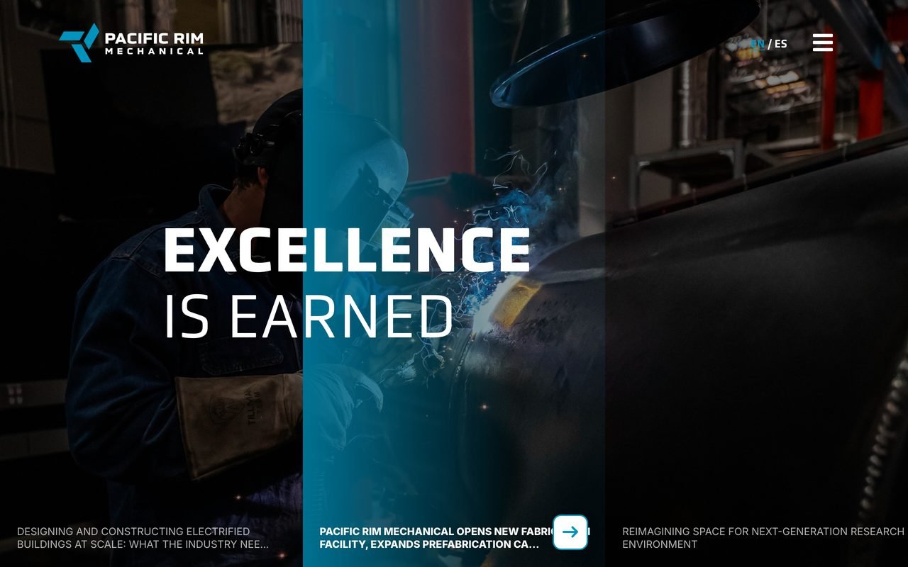 Homepage of Pacific Rim Mechanical